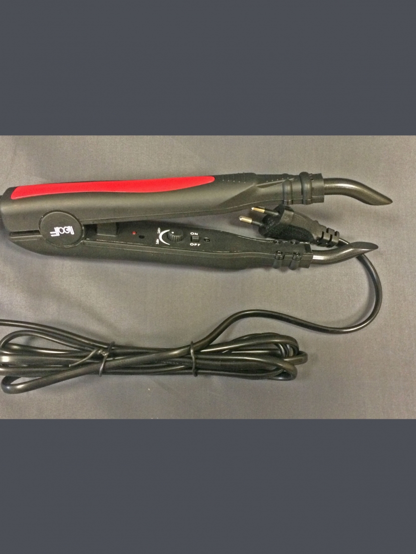 Щипцы для наращивания волос JR-678 с терморегулятором на ручке